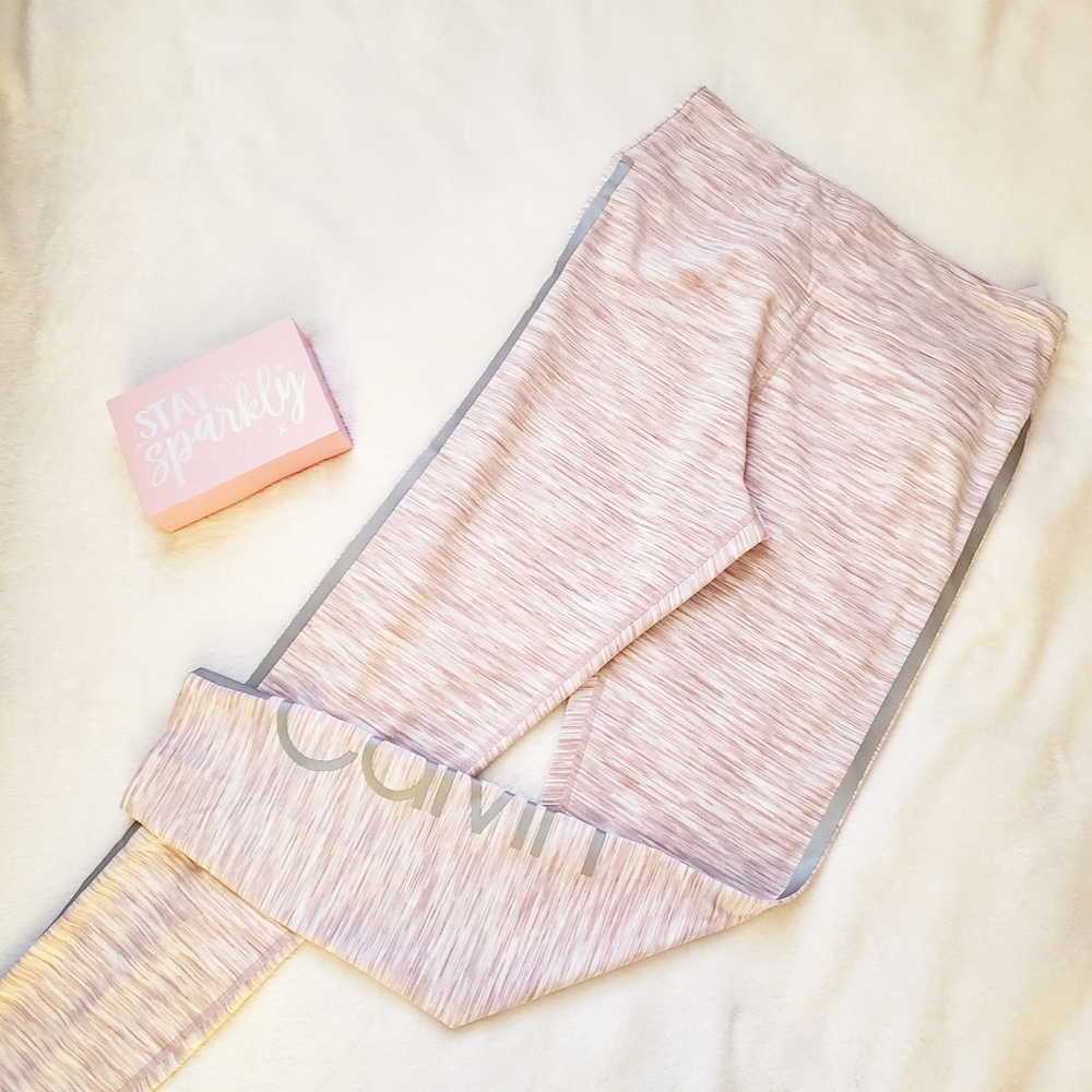 CK cold weather high waist leggings size L